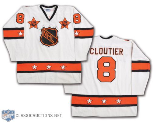 Real Cloutiers 1980 NHL All-Star Game Wales Conference Game-Worn Jersey