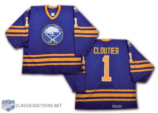 Jacques Cloutier 1988-89 Buffalo Sabres Game-Worn Jersey