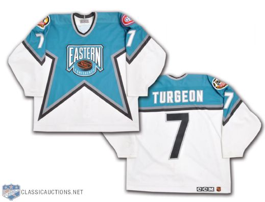 Pierre Turgeons 1996 NHL All Star Game-Worn Jersey