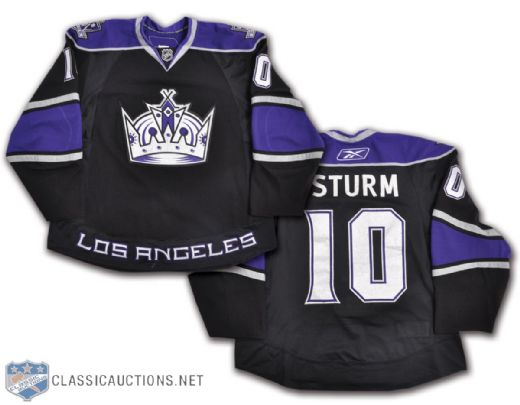 Marco Sturms 2010-11 Los Angeles Kings Game-Worn Jersey