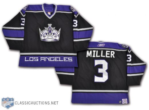 Aaron Millers 2006-07 Los Angeles Kings Game-Worn Jersey