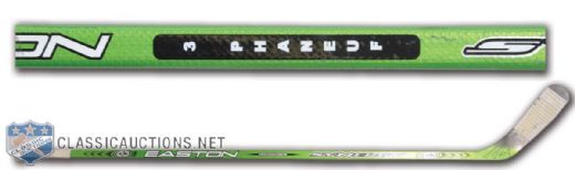 Dion Phaneufs Signed Easton Synergy Game-Used Stick