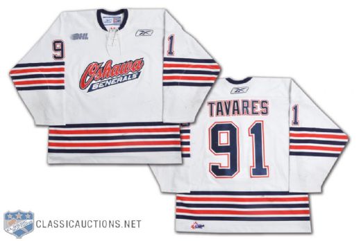 John Tavaress 2006-07 Oshawa Generals Game-Worn Jersey