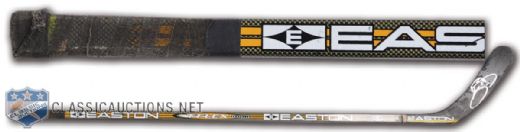 Joe Sakics Signed Easton T-Flex Game-Used Stick