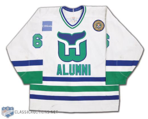 Stuart Smiths Hartford Whalers Alumni Game-Worn Jersey