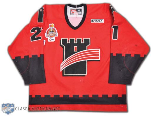 Jason Kostadines 2003 QJMHL Quebec Remparts Memorial Cup Game-Worn Jersey