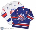 Steve Ludziks Late-1980s Rochester Americans Game-Worn Jersey, Watch & Signed Jersey