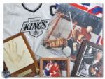 Steve Ludziks HOFers and NHL Stars Signed Memorabilia Collection of 8, Including Gretzky and Howe