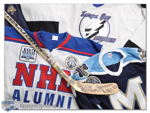 Steve Ludziks Tampa Bay Lightning Collection & Assorted Jersey Collection