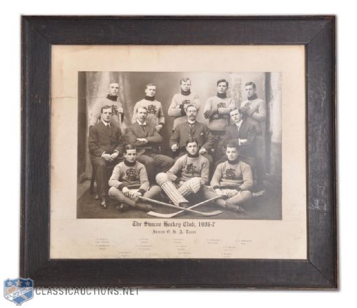 Simcoe Hockey Club 1906-07 Junior OHA Team Photo (12" x 16 1/4")