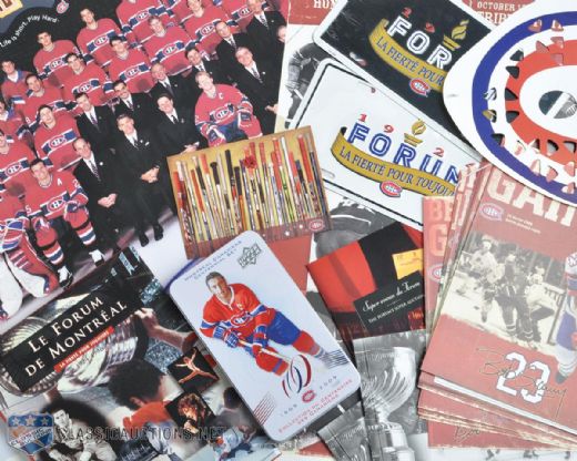 Montreal Canadiens Forum & 100th Anniversary Huge Collection