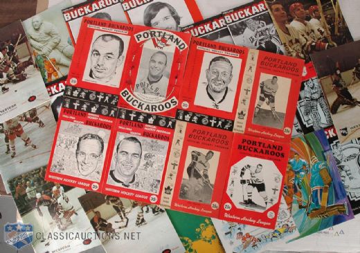 WHL Portland Buckaroos Program Collection of 32