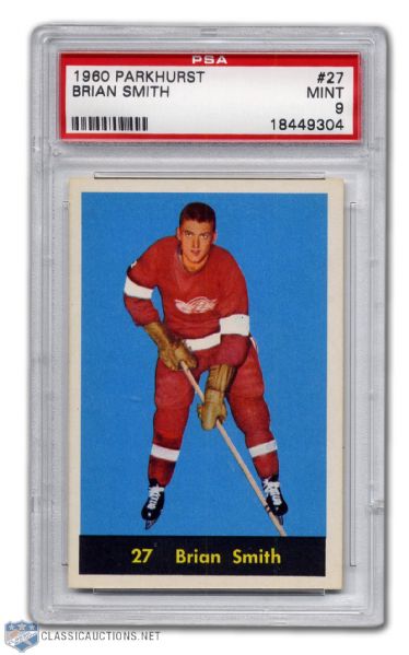 1960-61 Parkhurst #27 - Brian Smith PSA 9 - None Graded Higher