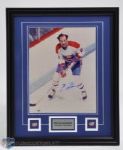 Guy Lafleur Signed Framed Photo from Denis Brodeur