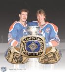 Peter Pocklingtons 1983-84 Edmonton Oilers Stanley Cup Championship Gold and Diamond Ring