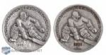 Josef Cernys 1965 and 1971 Czechoslovakia World Ice Hockey Championship Medals