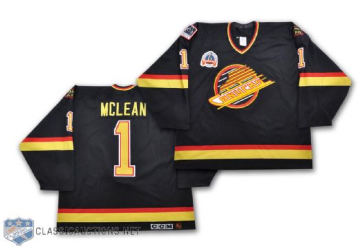 Kirk McLeans 1994 Stanley Cup Finals Vancouver Canucks Jersey