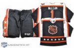 Kirk McLeans 1990 NHL All-Star Game Campbell Conference Game-Worn Jersey and Pants