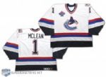 Kirk McLeans Vancouver Canucks Game One 97 Japan Game-Worn Jersey
