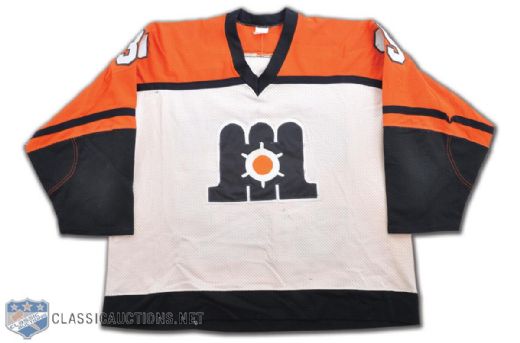 Kirk McLeans 1986-87 AHL Maine Mariners Game-Worn Jersey