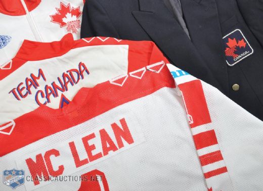 Kirk McLeans 1990 World Championships Team Canada Game-Worn Jersey, Team Jacket