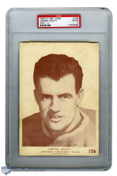 1939-40 O-Pee-Chee #46 Dahlstrom RC, #61 Anderson RC and 1940-41 OPC #106 Quilty RC