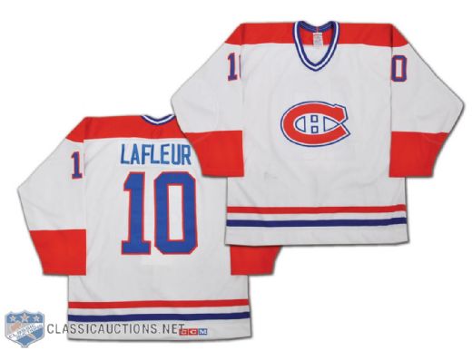 Guy Lafleurs 1984-85 Montreal Canadiens Game-Issued Jersey
