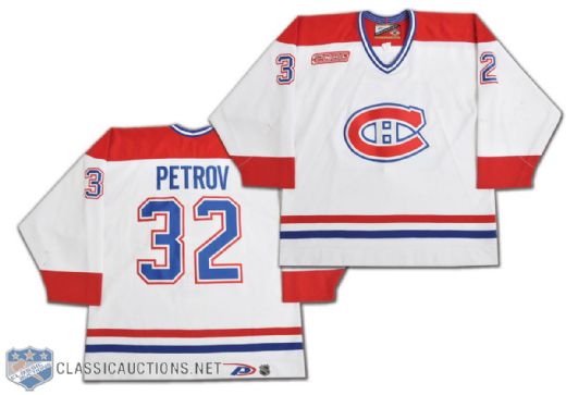 Oleg Petrovs 1999-2000 Montreal Canadiens Game-Worn Jersey