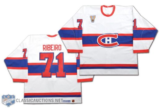 Mike Ribeiros 2003-04 Montreal Canadiens Game-Worn Vintage Jersey