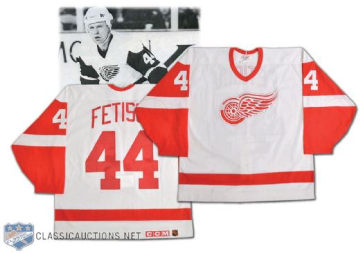 Viacheslav Fetisovs 1994-95 Detroit Red Wings Game-Worn Jersey