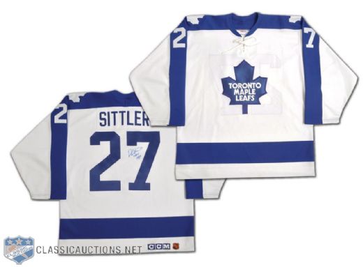 Darryl Sittlers Maple Leaf Gardens Closing Ceremonies Event-Worn Jersey