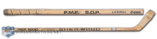 Steve Larmers 1987-88 Chicago Black Hawks Game-Used Stick