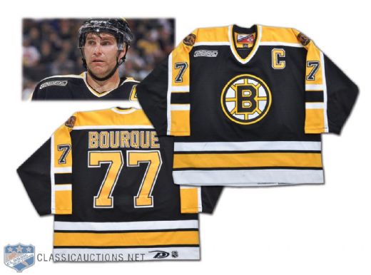 Ray Bourques 1999-2000 Boston Bruins Game-Worn Captain Jersey