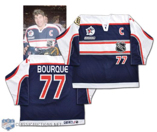 Ray Bourques 2000 NHL All-Star Game North America All-Stars Game-Worn Captain Jersey