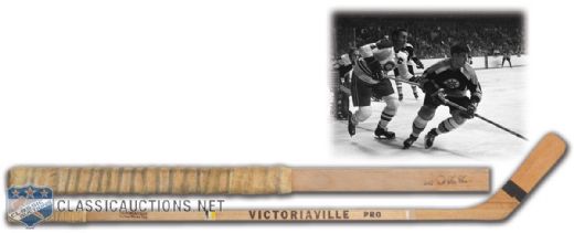 Bobby Orrs Early-1970s Victoriaville Pro Game-Used Hockey Stick