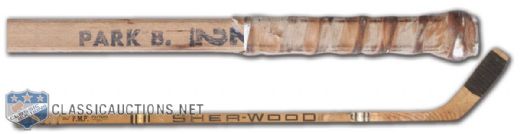 Brad Parks Mid-1970s Boston Bruins Game-Used Sher-Wood Stick