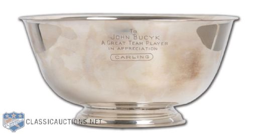 Johnny Bucyks Boston Bruins Carling Award