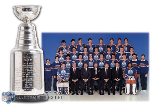 Edmonton Oilers 1986-87 Stanley Cup Championship Trophy
