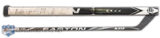 Taylor Halls 2009-10 Windsor Spitfires Easton S19 Game-Used Stick