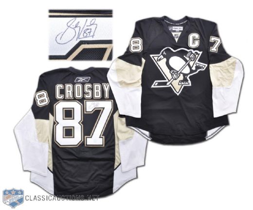 Sidney Crosby Autographed Pittsburgh Penguins Jersey
