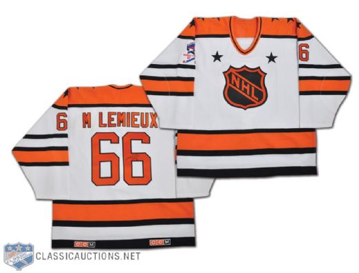 Mario Lemieux Rendez-Vous 87 Autographed Vintage Pro Jersey