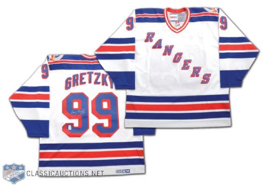 Wayne Gretzky Signed New York Rangers Jersey from WGA