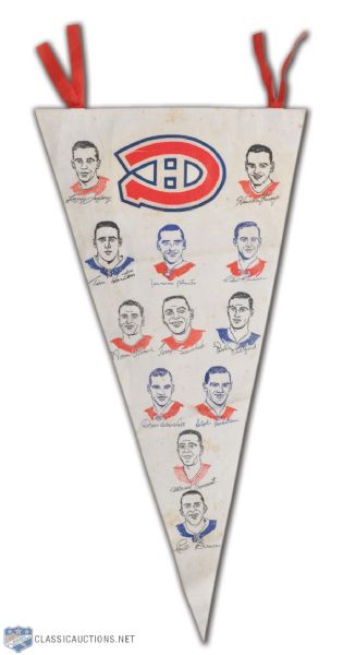 Rare 1962-63 York Peanut Butter Promotional Felt Pennant