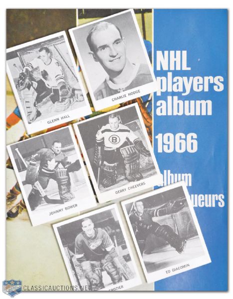 1965-66 Coca-Cola NHL Cards Complete Set of 108, Including Six Undetached Team Sets Plus <br>NHL Players Album