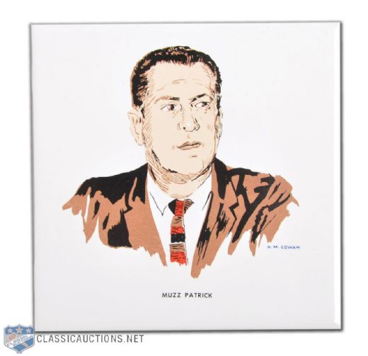 1962-63 H.M. Cowan/Screenarts Muzz Patrick Boston Bruins Tile