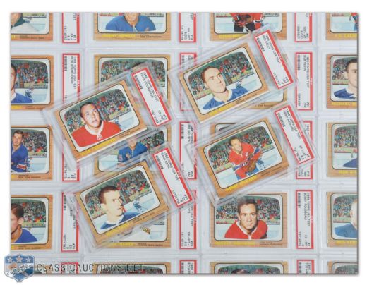 1966-67 Topps "Test" Collection of 32 with 24 PSA-Graded Cards