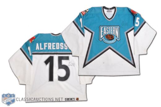 Daniel Alfredssons 1996 NHL All-Star Game Eastern Conference Signed Game-Worn Jersey