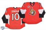 Shean Donovans 2008-09 Ottawa Senators Game-Worn Jersey with NHL Premiere Stockholm Patch