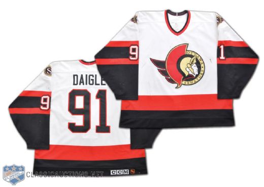 Alexandre Daigles 1996-97 Ottawa Senators Game-Worn Jersey