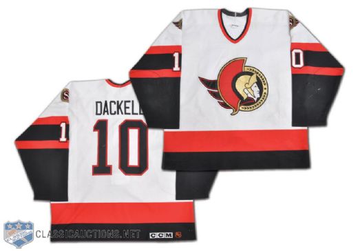 Andreas Dackells 1998-99 Ottawa Senators Game-Worn Jersey